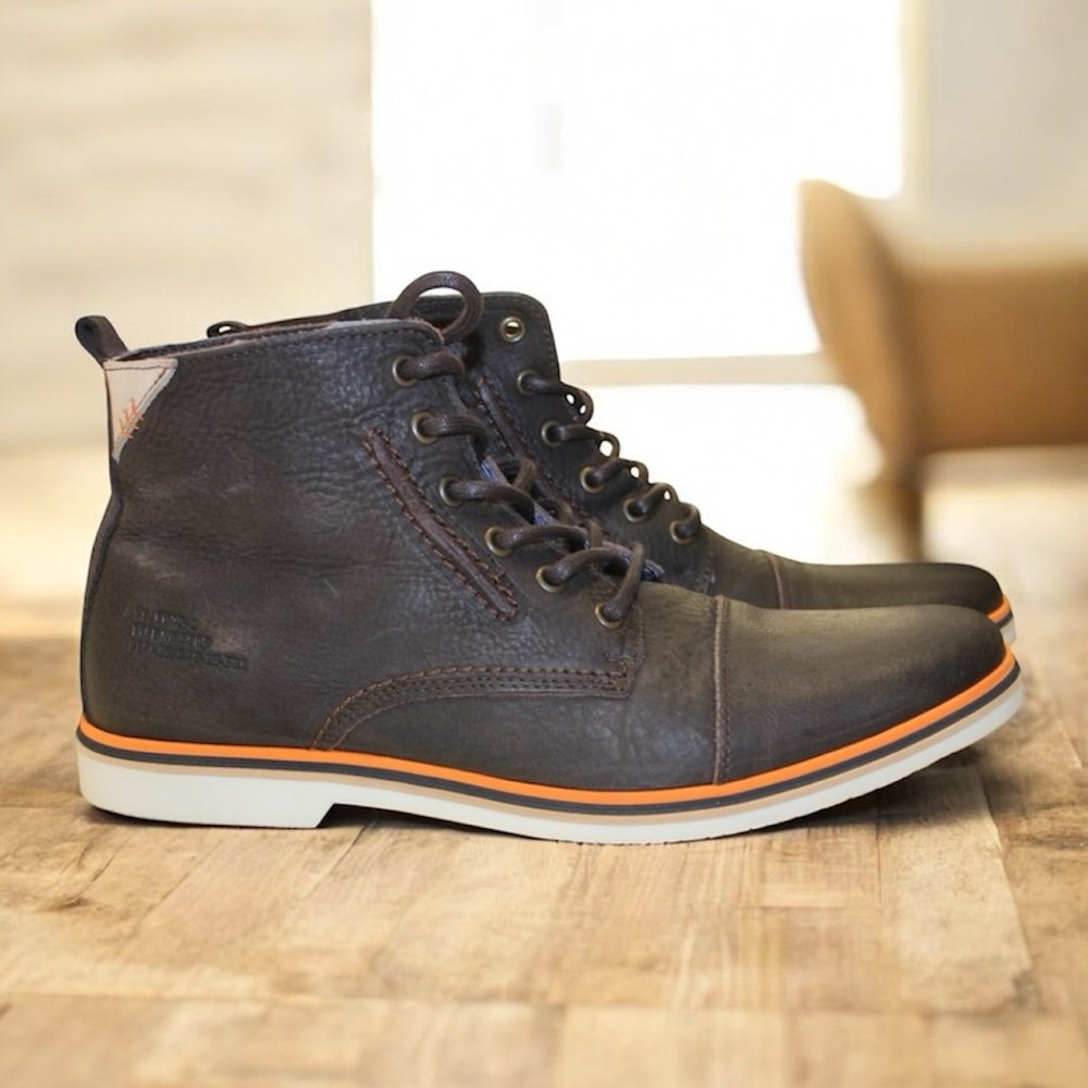 TEXTO Oil Resistant Lace Up Boots EU41/US10.5 A35